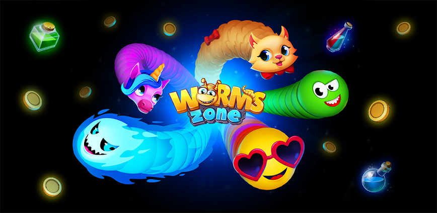 Worms Zone Mod Menu APK 6.4.0 [Unlimited money, no death]